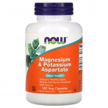 NOW Magnesium Potassium Aspartate 120 