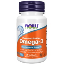 Антиоксидант Now Omega-3 180 EPA/120 DHA 30 капсул