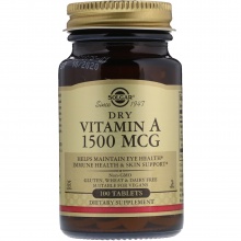 Витамины Solgar Vitamin A 1500 мг 100 таблеток