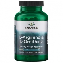  Swanson L-Arginine + L-Ornithine 100 