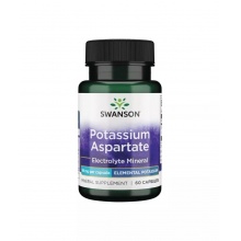 Витамины Swanson Potassium Aspartate 60 капсул