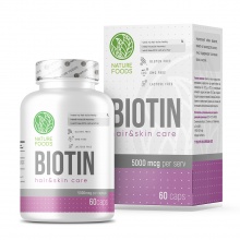  Nature Foods Biotin 5000  60 