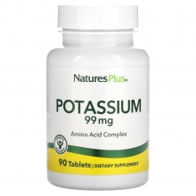 Витамины Natures Plus Potassium 90 таблеток
