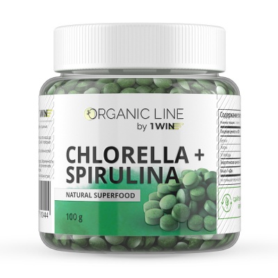  1WIN Chlorella + Spirulina 100 